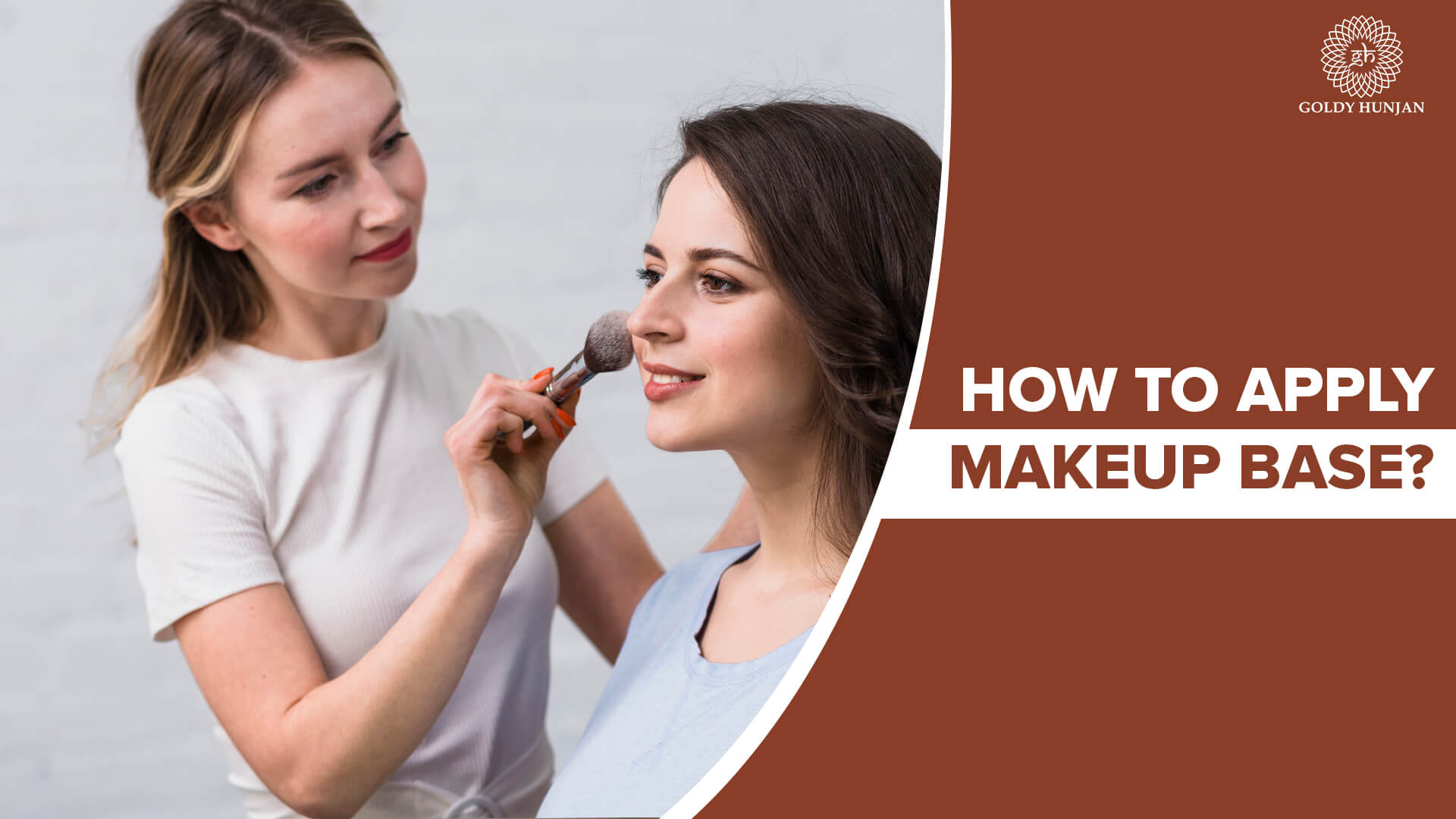 How to apply makeup base? - Easy steps! - Goldy Hunjan Makeup Studio